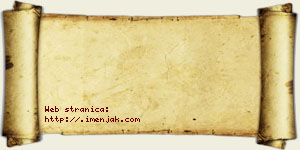 Hana Večanski vizit kartica